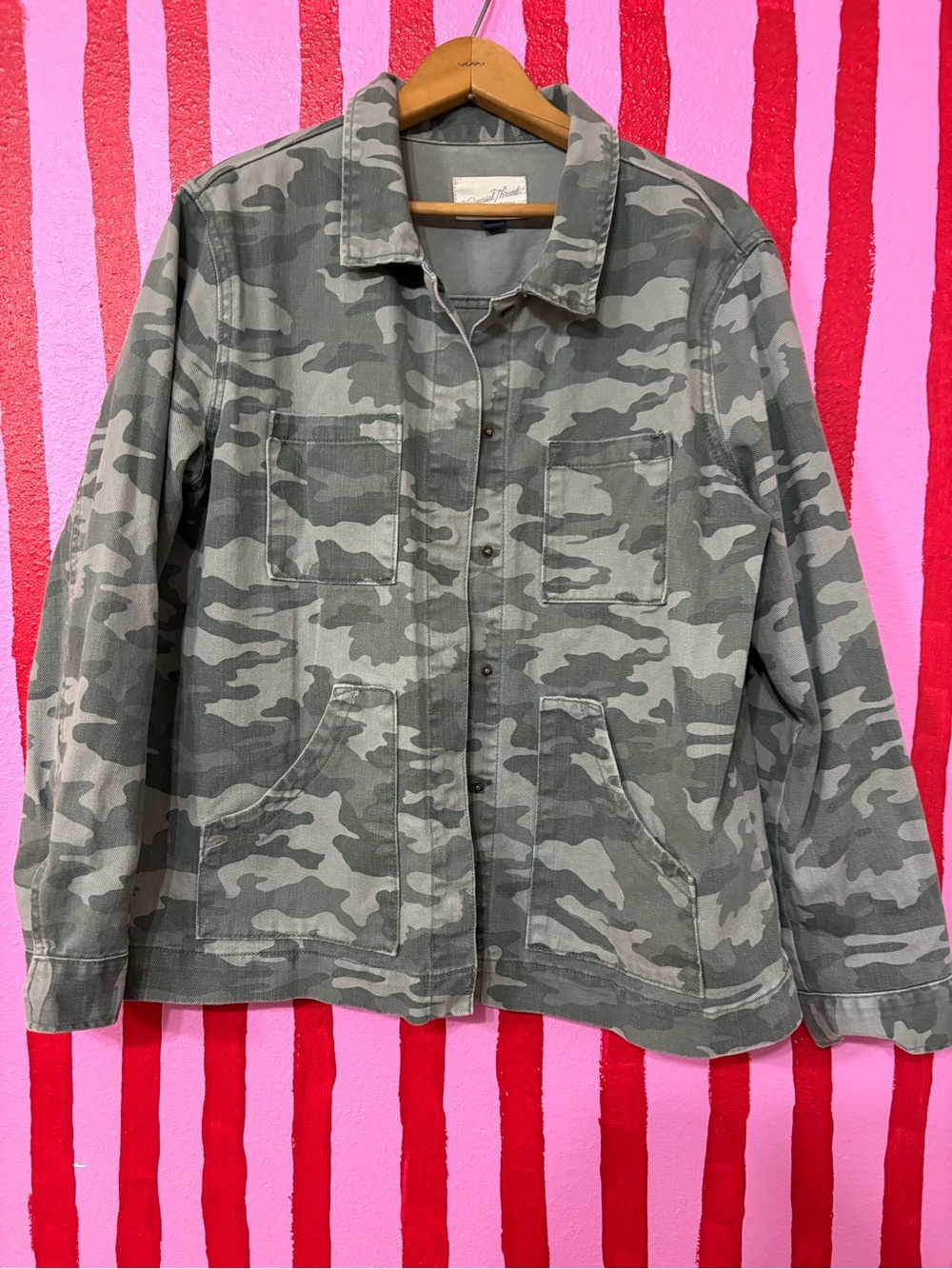 Universal Thread Green Camo Utility Jacket